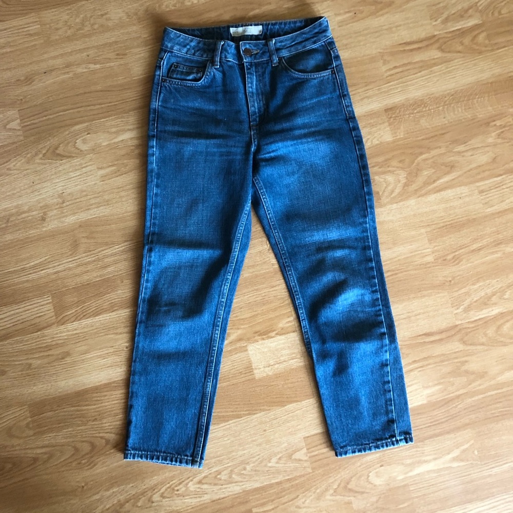 Cute top shop jeans!